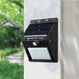 LED Solar Power Motion Sensor LED Wall Lights Energy 20LEDS Outdoor Solar Security Light for Porch Patio Yard Garden Walkways