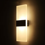 LED Wall Sconces Aluminum Lights 3/6W Fixture On/Off Decorative Lamps Night Light for Pathway Staircase Bedroom