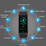 LEMFO New HD Color Display Fitness Bracelet IP68 Waterproof Multi Motion Calculation Mode USB Charging Heart Rate Wristband