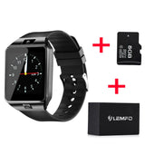LEMFO Smart Watch Passometer DZ09 Support SIM TF Card Watches Phone DZ09 Smart Watch DZ 09 with Battery Strap