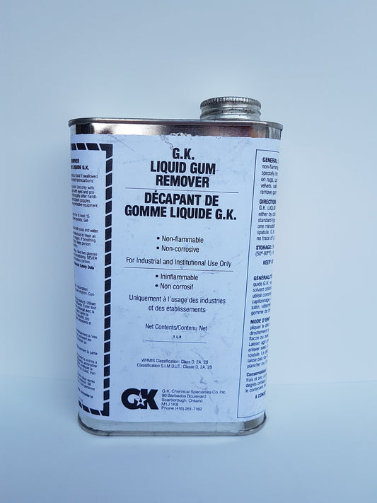 Liquid Gum Remover 1 Liter CURBSIDE PICK UP AVAILABLE