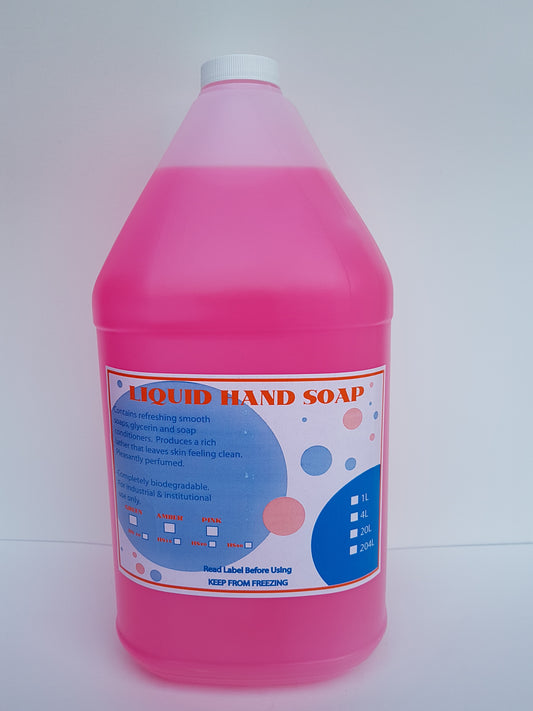 Pink Hand Soap 4x4L Case.