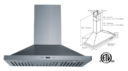 Range Hood LOTUS BRAND - LTS-01T-30 CURBSIDE PICK UP AVAILABLE