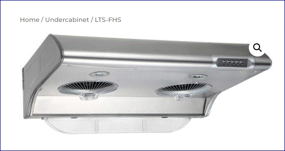 LTS FHS Range Hood Stainless Steel Color-Delivery only in GTA Canada