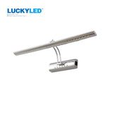 LUCKY LED Mirror light 9W 55cm AC 220V 110V stainless steel bathroom Wall lamps wall sconces lighting with switch