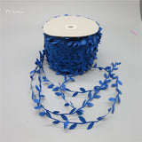 Lucia crafts 2.5cm Leaves Lace Trim Embellishment Leaf Ribbons DIY Sewing Felt Garlands Garment Kraft Fabric Appliques 040051056