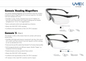 MAGNIFIER BI-FOCAL, 2.0  CLEAR LENS PAIR. CURBSIDE PICK UP AVAILABLE