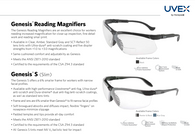MAGNIFIER BI-FOCAL, 2.0  CLEAR LENS PAIR. CURBSIDE PICK UP AVAILABLE