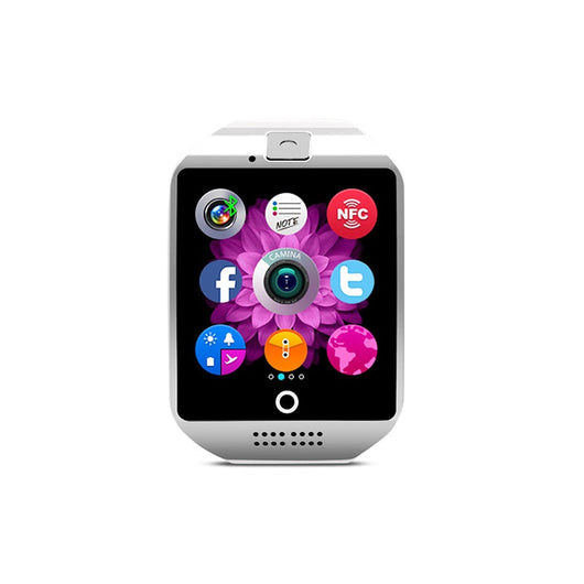 MOCRUX Q18 Passometer Smart watch with Touch Screen camera Support TF card Bluetooth smartwatch for Android IOS Phone PK DZ09