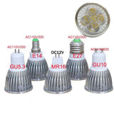 MR16 GU5.3 GU10 E27 E14 LED spot light lamp 12V 220V 110V 9W 12W 15W LED Spotlight Bulb Lamp GU 5.3 WARM /COOL WHITE