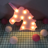 Meaningsfull Led Flamingo Night Light Marquee Sign Star Cactus Table Lamps Romantic 3D Wall Lamp Kids Children Gift Home Decor