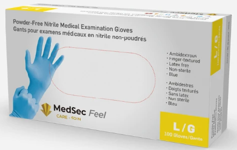 Nitrile Medical Gloves Powdwer Free 100/Box