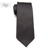 Men's tie Formal business vestidos wedding Classic  stripe grid 8cm corbatas fashion shirt dress accessories