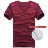 Mens Fitness T Shirts Summer tops Tees Stretch Fitted HipHop Men's t shirt Cotton short sleeve T-shirts Man big size UP to 6XL