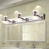 Modern 6W/9W Led Bathroom Wall Lamp Mushroom Acrylic Lampshade Mirror Light Metal Sconce Decoration Fixture 110-240V