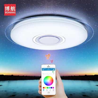 Modern LED ceiling Lights RGB Dimmable 25W 36W 52W APP Remote control Bluetooth Music light foyer bedroom Smart ceiling lamp