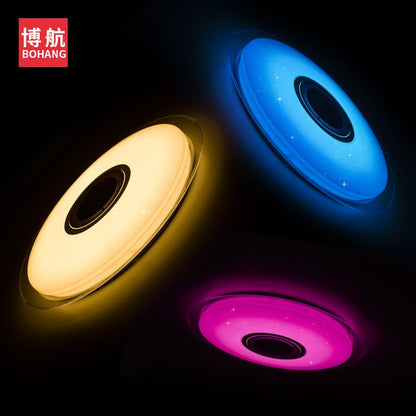 Modern LED ceiling Lights RGB Dimmable 25W 36W 52W APP Remote control Bluetooth Music light foyer bedroom Smart ceiling lamp