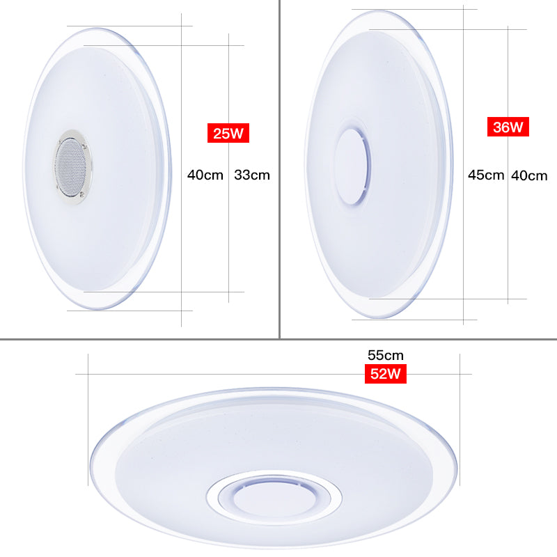 Modern LED ceiling Lights RGB Dimmable 25W 36W 52W APP Remote control Bluetooth Music light foyer bedroom Smart ceiling lamp