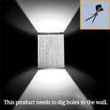 Modern Led Wall Lamp 3W 4W 6W Wall Sconces Indoor Stair Light Fixture Bedroom Bedside Living Room Home Hallway Loft Up Down