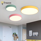 Modern simplified ultra-thin 5CM LED Ceiling Lamp multicolor art LED Ceiling Light for Living room Children's room Coffee shop