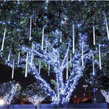 Multicolor 30CM Meteor Shower Rain Tubes 220V 110V Christmas LED String Light Garden Wedding Party Holiday Tree Decor 8pcs/Set