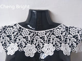 NEW 1pcs white Lace collar 18 Sexy Style flower and heart Venetian lace Decoration decoration lace fabric Sewing accessories diy