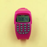 NOYOKERE LED Calculator Watch Electronic Digital Chronograph Computer Kids Children Boys Girls Sport Rubber Wrist Watches