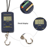 New Pocket Electronic Digital Scale 0.01g * 40kg Hanging Luggage Weight Balance Steelyard Black Home Useful Tools