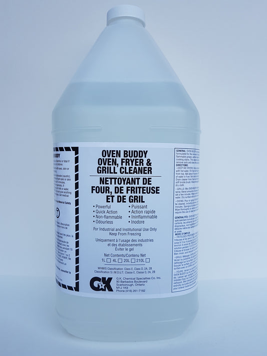 Oven Buddy- Oven, Fryer and Grill Cleaner 4x4L Case.
