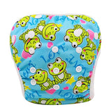 Ohbabyka Baby Swim Diaper Waterproof Adjustable Cloth Diapers Pool Pant Swimming Diaper Cover Reusable Washable Baby Nappies