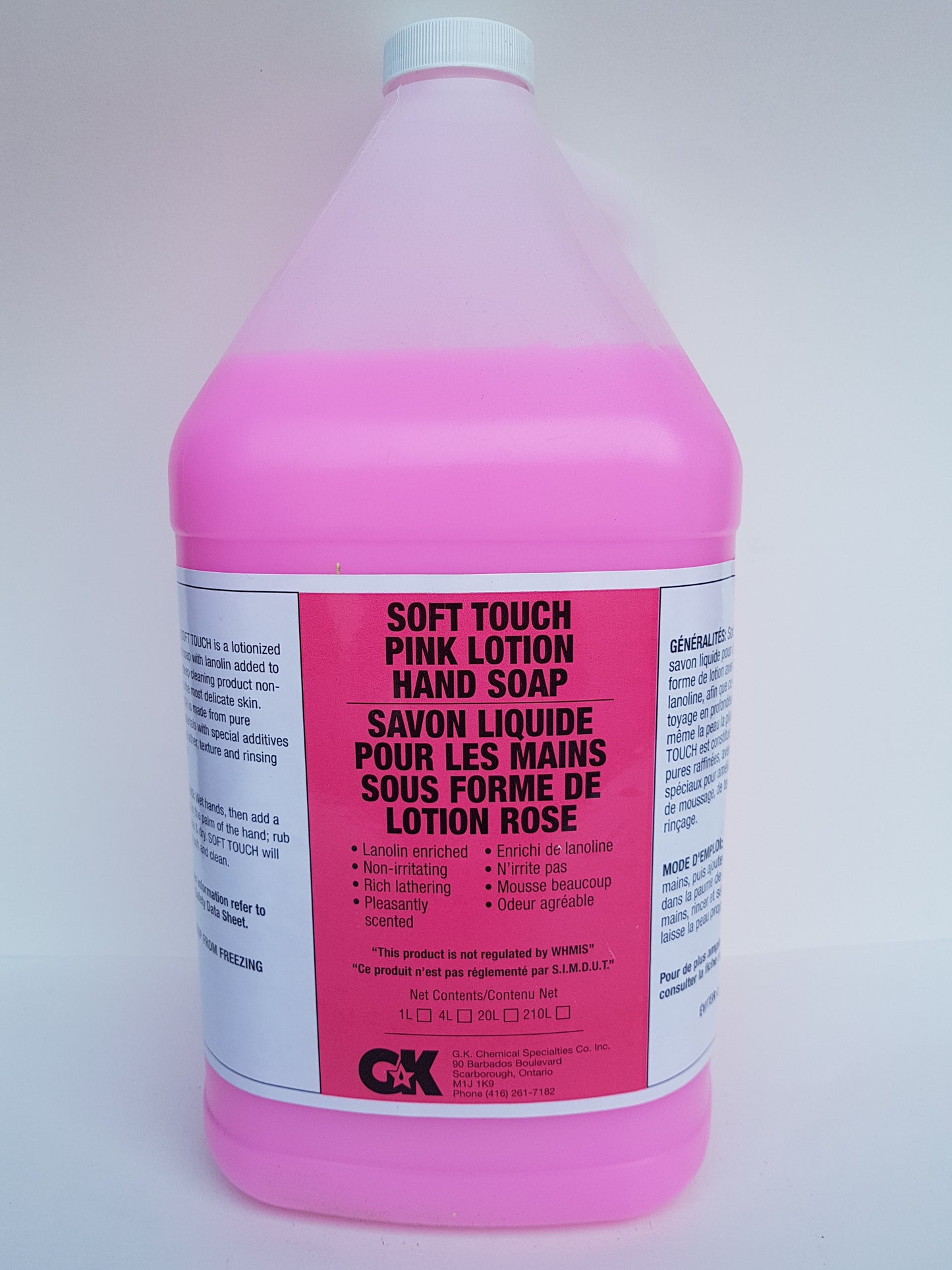 Pink Lotion Hand Soap 4x4L Case.