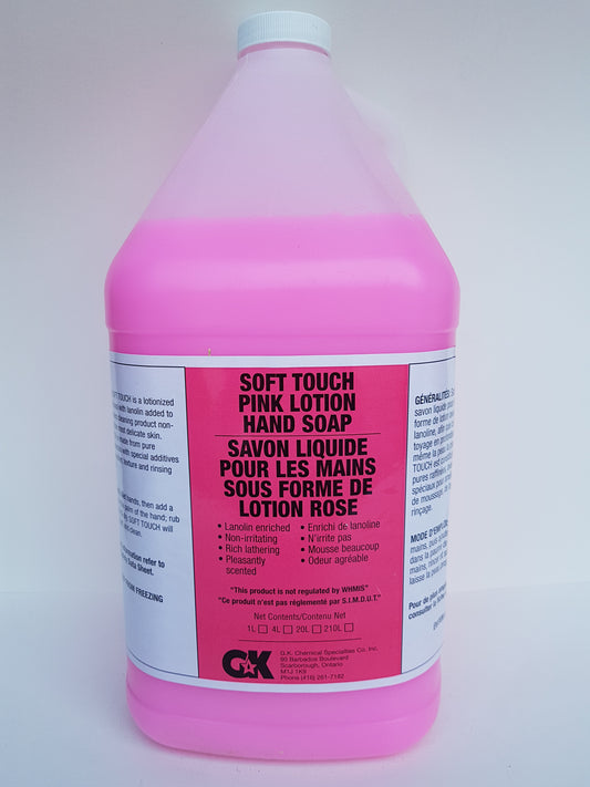 Pink Lotion Hand Soap 4x4L Case.