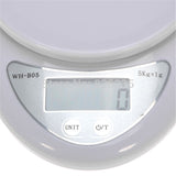 Portable 5kg  Digital Scale LCD Electronic Scales Steelyard Kitchen Scales Postal Food Balance Measuring Weight Libra
