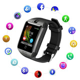 Q18 Bluetooth Smart Watch Smartwatch Call Relogio 2G GSM SIM TF Card Camera for iOS Android Phone Pedometer facebook PK DZ09 Y1