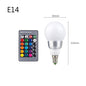 RGB Colour Changing E27 E14 GU10 MR16 RGB LED Bulb LED Lamp Light Spot Bulb IR Remote Control Home living Room Party Decoration