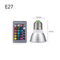 RGB Colour Changing E27 E14 GU10 MR16 RGB LED Bulb LED Lamp Light Spot Bulb IR Remote Control Home living Room Party Decoration