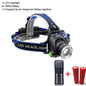 RU 5000LM Cree XML-L2 XM-L T6 Led Headlamp Zoomable Headlight Waterproof Head Torch flashlight Head lamp Fishing Hunting Light