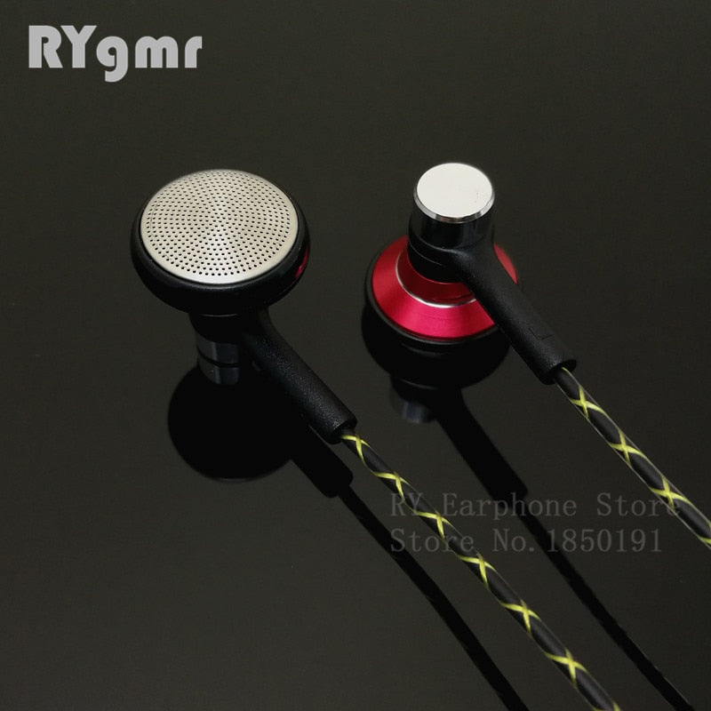 RY04 original in-ear Earphone metal  15mm music  quality sound HIFI Earphone (IE800 style cable) 3.5mm stereo earbud headphones