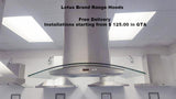 Range Hood Stainless Steel LOTUS BRAND - LTS-EC-SS-30   CURBSIDE PICK UP AVAILABLE