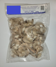 Shrimp Head Less Q/P FRZ Medium 31/40 size 1.5Lbs $14.10 pk