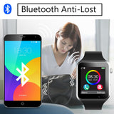 SIKEMEI Bluetooth Smart Watch Smartwatch Phone with Pedometer Touch Screen Camera Support TF SIM Card for Android iOS Smartphone