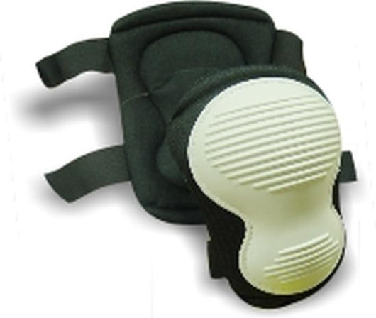 Deluxe Black Nylon Knee Pad with PE White Cup