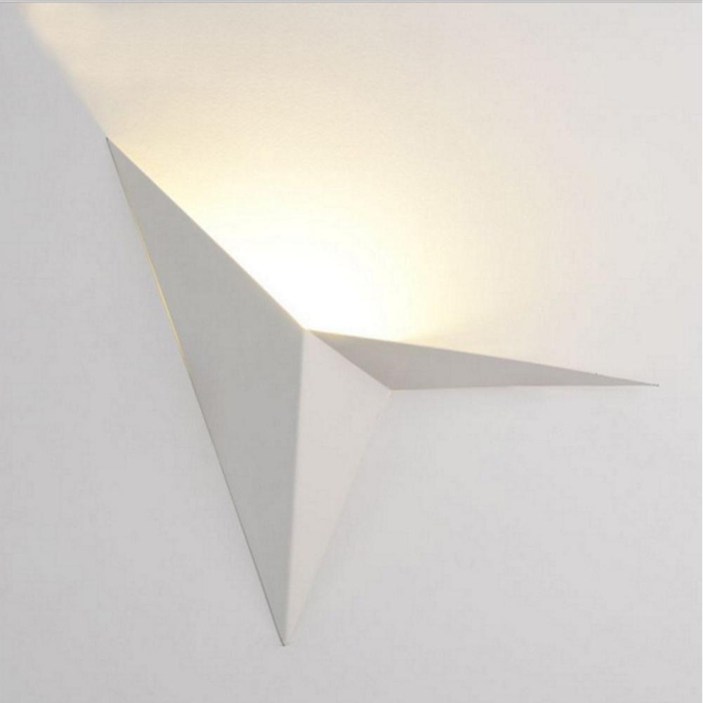 SOLLED Creative Modern LED Wall Lamp Indoor Triangle Light Simple Bedroom Sanctum Aisle Stair Lighting jk35