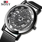 SOXY Watch 2018 Skeleton Wrist Watch Men Simple Style Mesh Belt Men Women Unisex Quartz Watches Hollow Watches relogio masculino