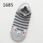 SP&amp;CITY Cute Animal Cotton Socks Female Kawaii Cat With Dog Summer Short Socks Slippers Women Casual Soft Funny Boat Socks