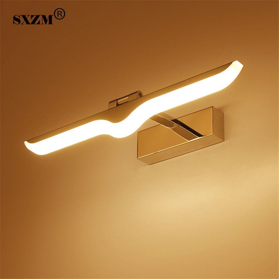 SXZM 9W 12W LED mirror light AC85-265V waterproof Acrylic+Aluminum SMD2835 high quality for bathroom led lighting wall mounted