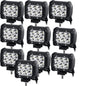 Sale 2~10pcs LED 18W Work Lamp 4'' Inch Light Bar 24v 12V IP67 Spot Flood For Boat Truck Tractor 4x4 Offroad Car Led Work Light