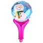 Santa Claus Snowman Helium Foil Balloon Christmas Tree Ball Aluminum Balloons Inflatable Birthday Wedding Party Xmas Decoration