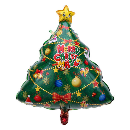 Santa Claus Snowman Helium Foil Balloon Christmas Tree Ball Aluminum Balloons Inflatable Birthday Wedding Party Xmas Decoration