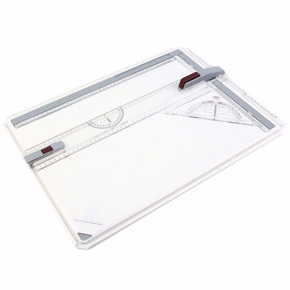 School Supplies NEW A3 Drawing Board Table with Parallel Motion Ruler Protractor and Adjustable Angle Draftsman Art Painting